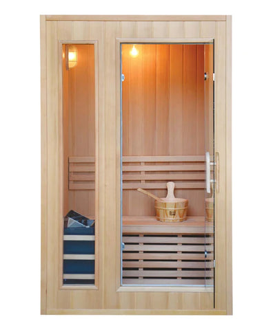 Atlantic Saunas The Snug 1-2 Person Traditional Indoor Sauna